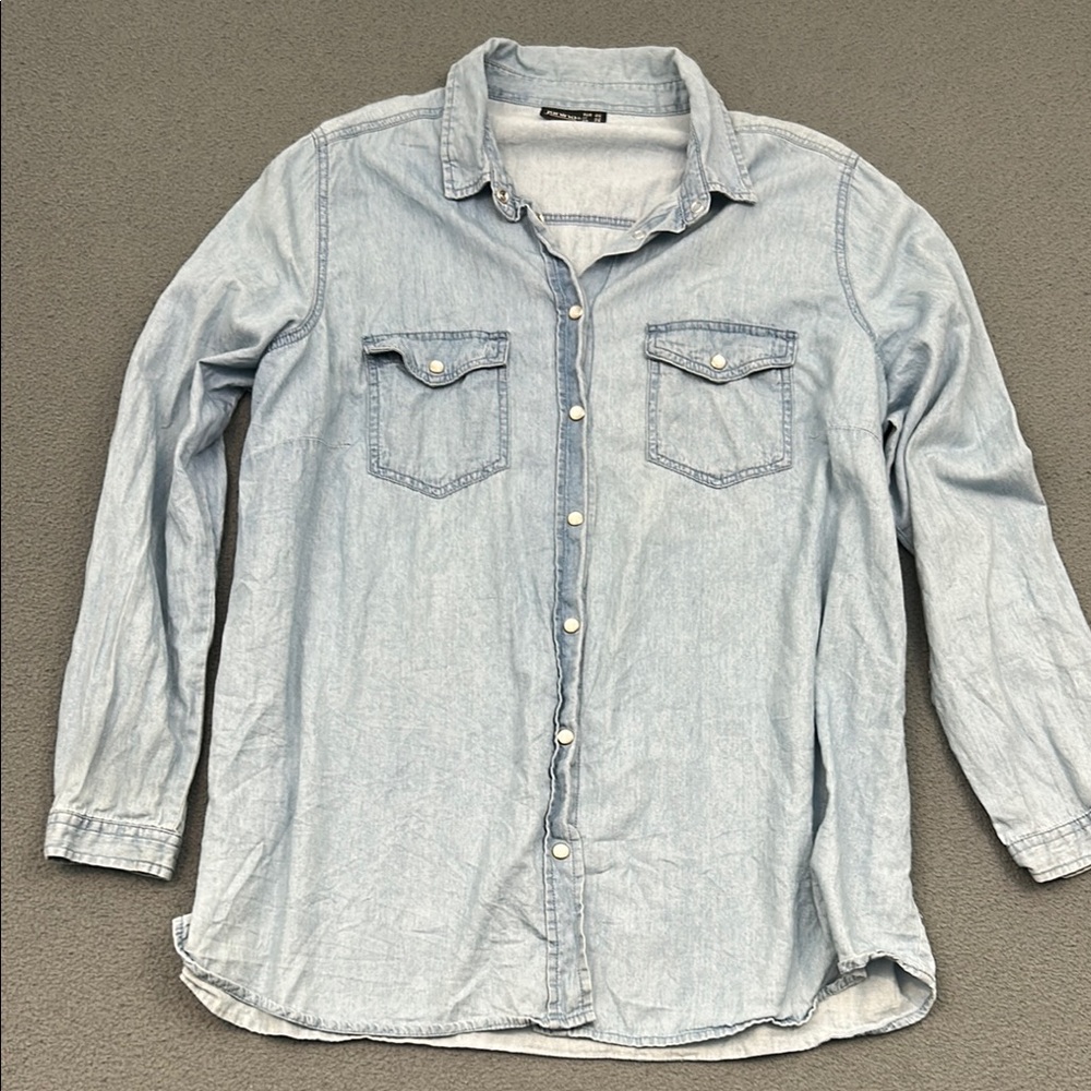 Janina Light Blue Denim Shirt | EUR 46 / US 16–18 | Button-Down
